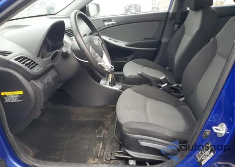 2013 Hyundai Accent Gls from USA, damaged, VIN KMHCT5AE1DU083928